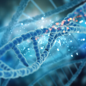 Abstract view of DNA